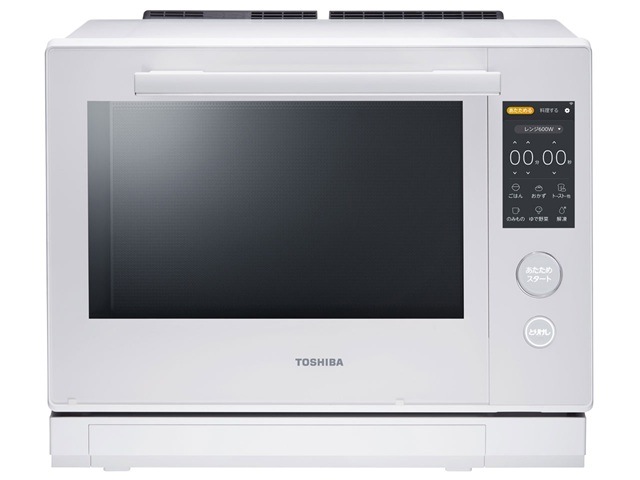 東芝 TOSHIBA 30L 過熱水蒸気オーブンレンジ 石窯ドーム ER-D7000A(W) [グランホワイト]