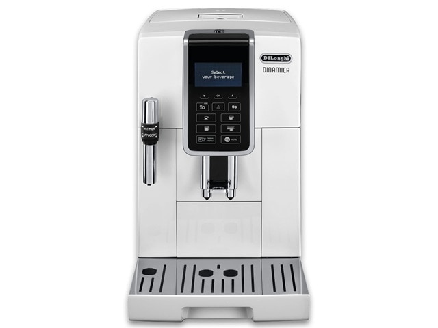 Delonghi デロンギ ディナミカ コンパクト全自動コーヒーマシン ECAM35035 ホワイト 