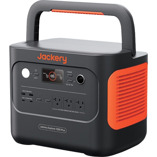 【東証上場の安心企業】Jackery/ジャクリ JE-1000C ポータブル電源 1000 Plus リン酸鉄リチウムイオン電池 【送料無料!（北海道・沖縄・離島配送不可）・取寄品】