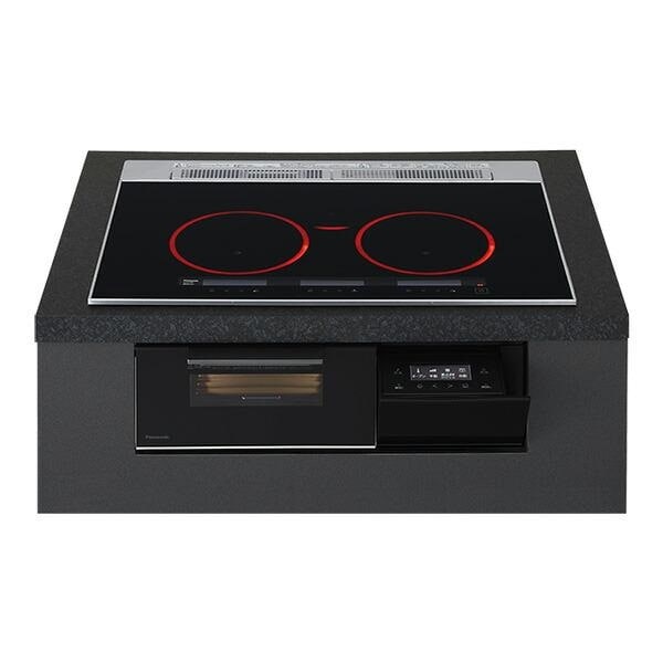 パナソニック Panasonic ビルトインIHクッキングヒーター Aシリーズ 3口IH 鉄・ステンレス対応 75cm幅 ジェットブラック/ブラック　KZ-A1T7K