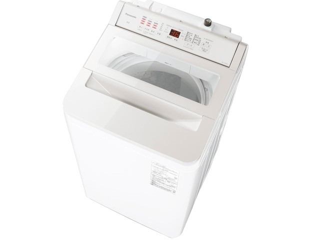 パナソニック 全自動洗濯機 8kg NA-FA8H5-W ホワイト スゴ落ち泡洗浄 パワフル立体水流