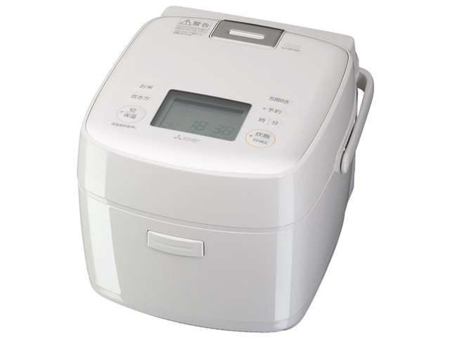 三菱電機 IHジャー炊飯器  3.5合炊き 備長炭 炭炊釜 NJ-SE06H-W [白亜麻]