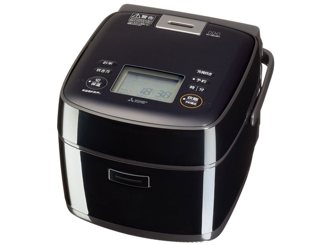 三菱電機 IHジャー炊飯器  3.5合炊き 備長炭 炭炊釜 NJ-SE06H-B [黒曜]