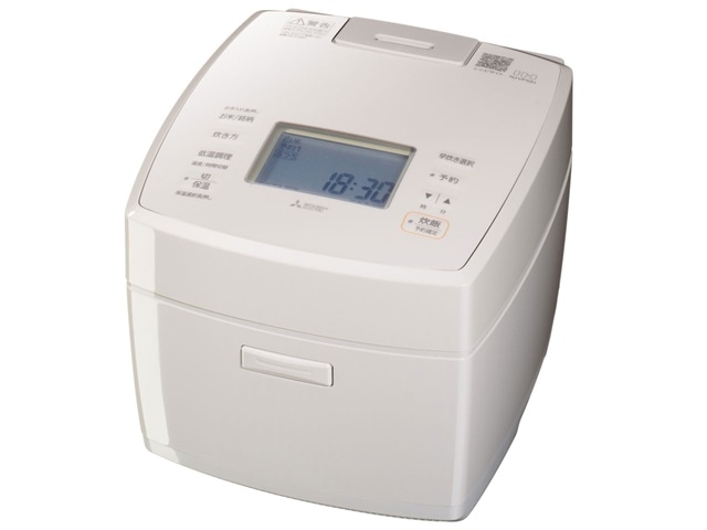 三菱電機 IHジャー炊飯器 5.5合炊き 備長炭 炭炊釜 NJ-VP10H-W [白亜麻]