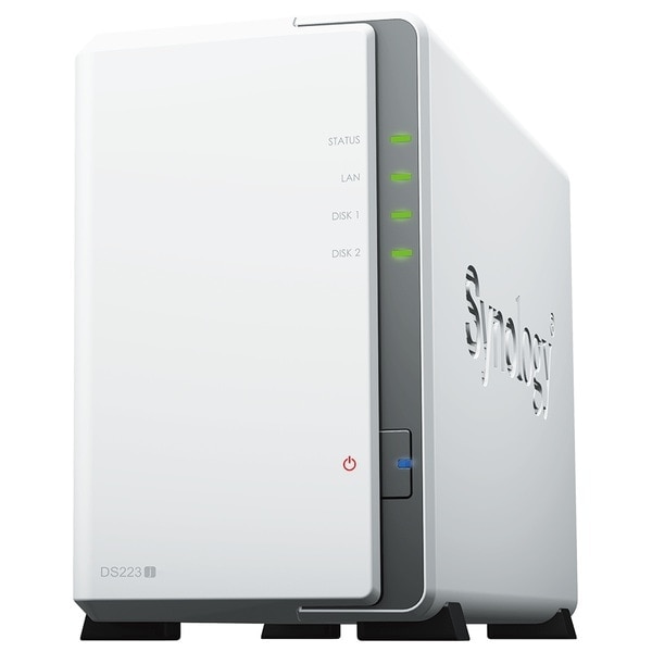 Synology/シノロジー ●DS223J  DiskStation DS223j  クアッドコアCPU搭載多機能パーソナルクラウド 2ベイNASキット 初心者ガイド付