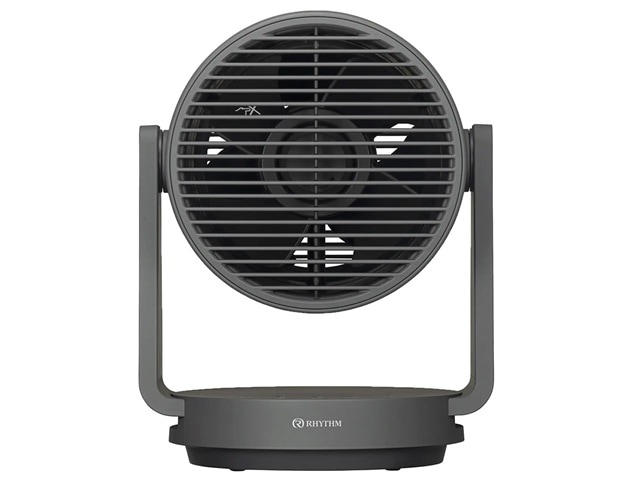 RHYTHM｜リズム時計 2重反転ファンサーキュレーター Silky Wind Circulator ダークグレー 9ZFA39RH82 [DCモーター搭載]
