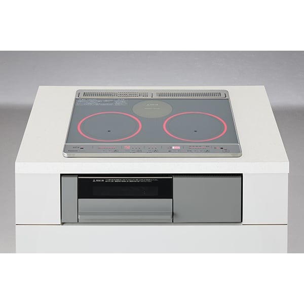 KZ-J1H6AST ●パナソニック(Panasonic) ビルトインIHクッキングヒーター Jシリーズ 60cm幅 2口IH･ラジエント [シルバー/グレー]