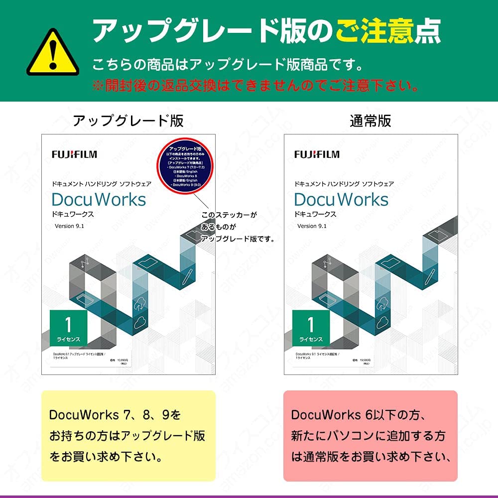 DocuWorks 9.1 アップグレード ライセンス認証版 / 5ライセンス（SDWL559B）