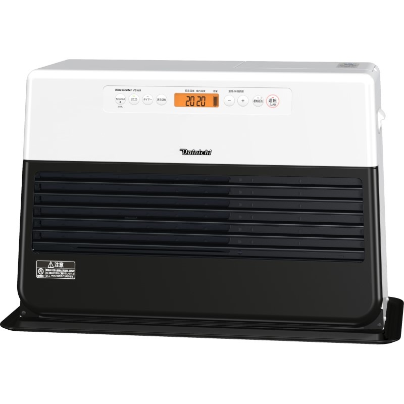 ■ダイニチ工業 DAINICHI 家庭用石油ファンヒーター FZ SERIES［ホワイト×ブラック］FZ-104-WK