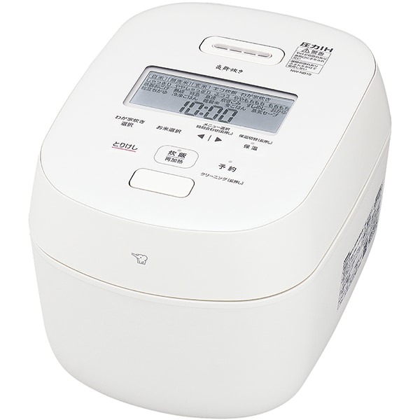 NW-NB10-WA ●象印 圧力IH炊飯ジャー 炎舞炊き 5.5合炊き [ホワイト]（NW-NB10）