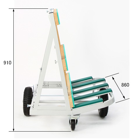 日本ベンリー　折り畳み台車　PONY 荷重200kg【11125880】 東証上場の安心企業】PONY-EV200 ○日本ベンリー 搬送台車 ポニー
