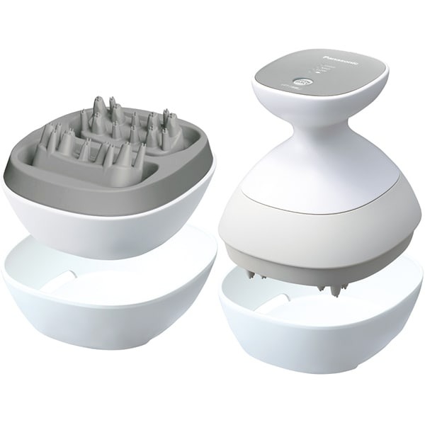 【東証上場の安心企業】【新品・在庫あり★】EH-HE0J-S　●パナソニック 頭皮エステ スパイラル＆スライド［シルバー調］（EH-HE0J） 【送料無料！(沖縄、離島配送不可)】