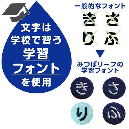 お名前ワッペン『さくら』<br>【入園入学準備】【名前