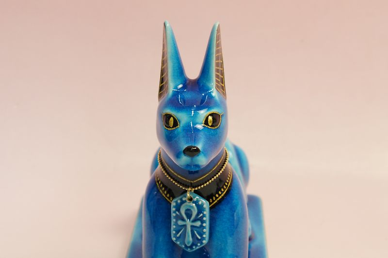 青釉アヌビス 置物（犬・いぬ） | 花器・インテリア,インテリア