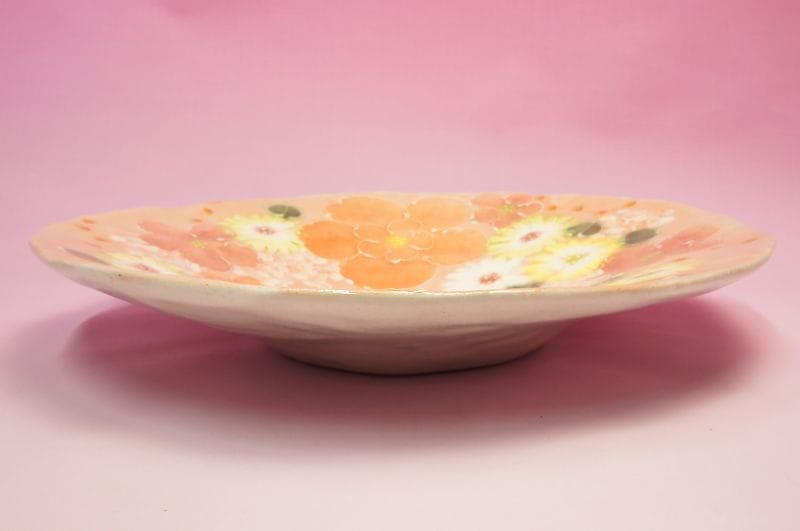 ゆずりは 紅彩花化粧 パスタ皿 | 和食器 | | 食器のみつはた