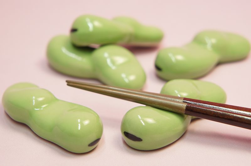 そら豆 箸置き揃 | 和食器 | | 食器のみつはた