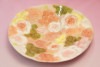 ゆずりは　釉彩ローズ　パスタ皿|和食器