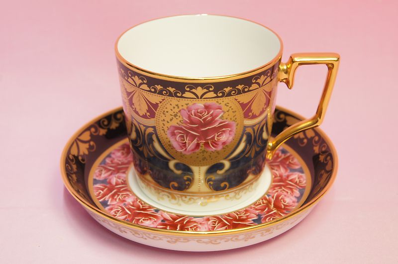ノリタケ オマージュコレクション 色絵薔薇文 コーヒー碗皿 | 碗皿