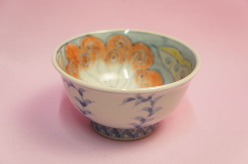 湯呑み　佐藤走波 染錦 花絵 汲出し 検 汲み出し 湯呑 六代 佐藤走波 染錦草花文 湯呑5客揃 : 食器のみつはた - 通販