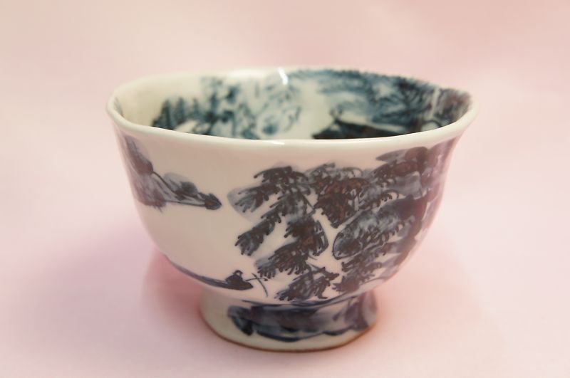 六齋窯 村田幸之介 手捻り山水 汲み出し揃 | いっぴん | | 食器のみつはた