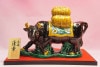 干支　丑　紫交趾　10号三俵岩上牛|クリスマス＆お正月（干支）|シーズンギフト