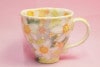 ゆずりは　間取白絵花　マグカップ|マグカップ