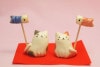 端午の節句飾り　組猫と鯉のぼり|端午の節句|シーズンギフト
