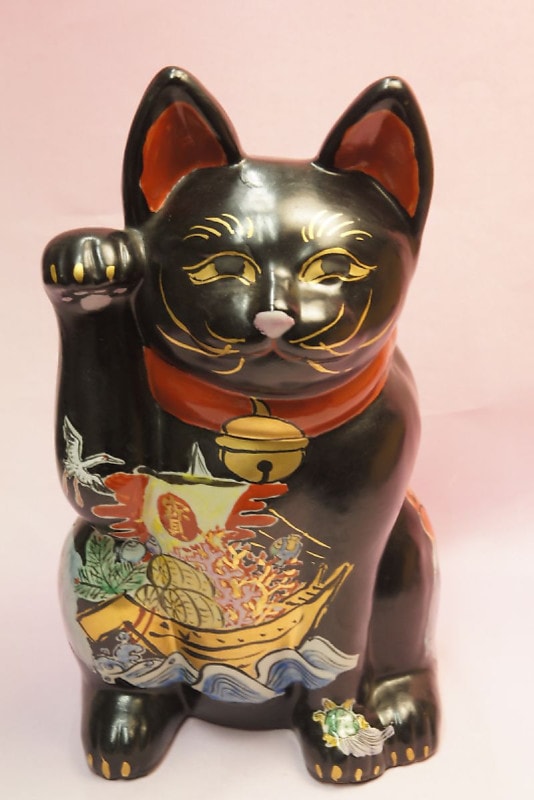 【入手困難】美濃焼 和田一人 七福神招き猫(大) 右手 Amazon.co.jp: 和田一人 美濃焼 陶器 最強招き猫 ねこ 置物 大