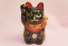 黒盛・右手　３．３号招き猫|インテリア|花器・インテリア