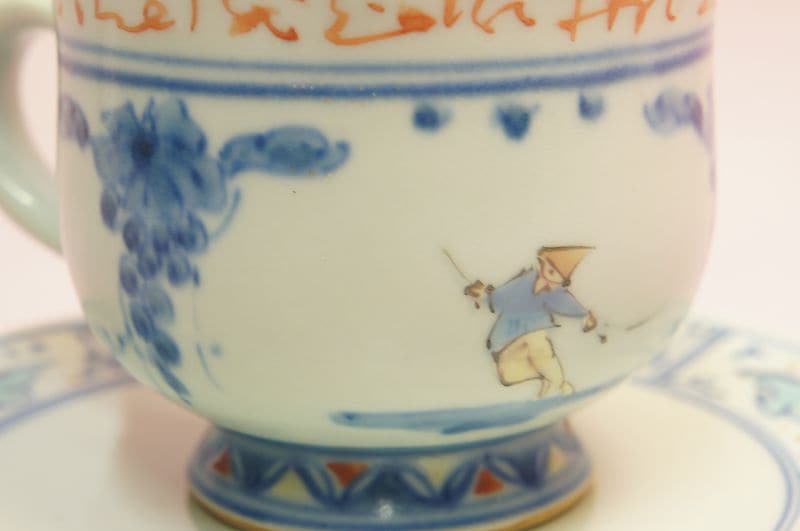 染錦ぶどう駱駝文 碗皿（宮崎祐輔） | 碗皿 | | 食器のみつはた