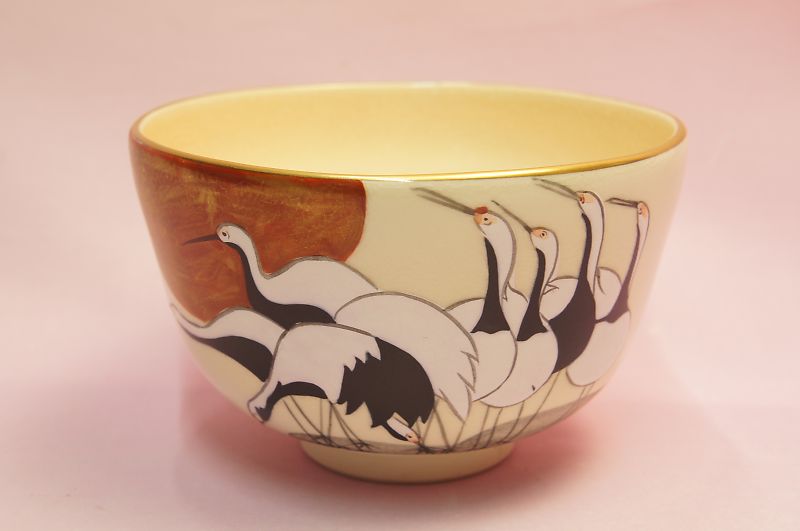 八鶴図 抹茶碗 | 抹茶碗・茶道具 | | 食器のみつはた