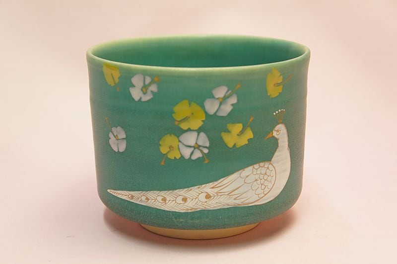 陶磁器 茶碗 湯呑み茶碗 筒茶碗 筒形 筒型 撥高台 端反り 陶印