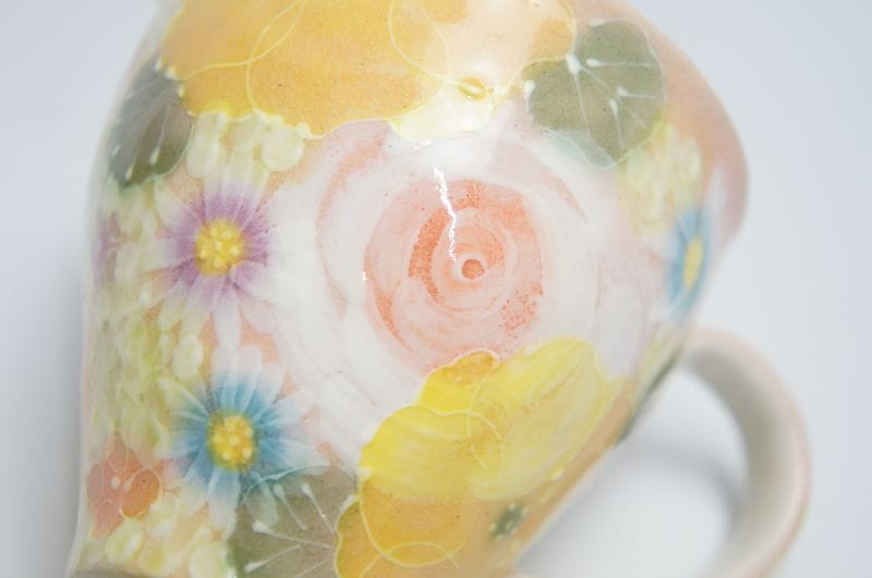 ゆずりは 間取黄花紋 マグカップ | マグカップ | | 食器のみつはた