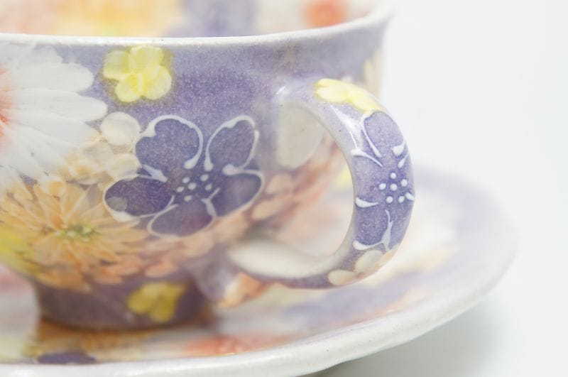 ＊じゅんじゅん＊様分　　ゆずりは 碗皿2個 ゆずりは 紫花景色 碗皿 | 碗皿 | | 食器のみつはた