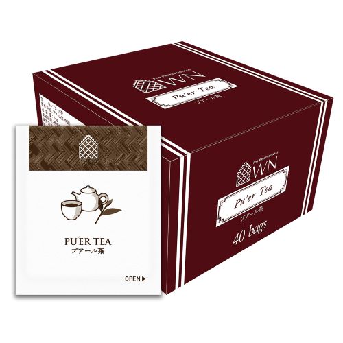 WN ティーバッグ プアール茶 40袋入り 業務用通販| 三井農林 プロ用