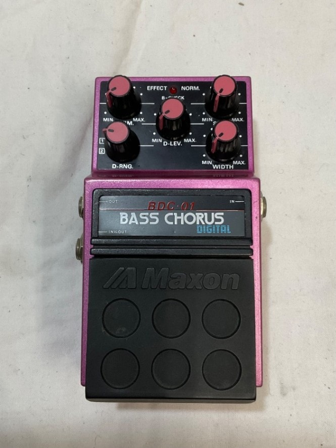 【保証書付】 u50583 中古☆送料全国一律 Chorus Bass BDC-01 Maxon 中古 ベース
