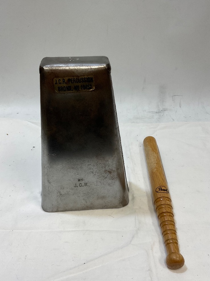 u50775 中古 JCR Cowbell BONGO BELL 開口13cm x 6.5cm | 中古楽器