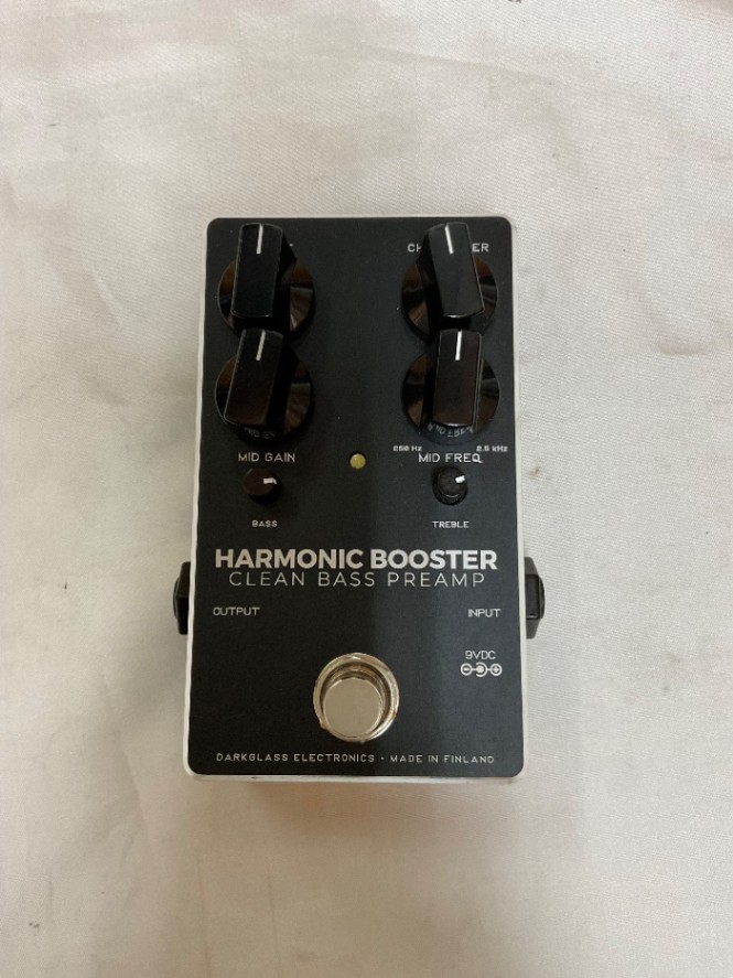 Darkglass Booster Harmonic Bass Pedal HARMONIC Clean Preamp Used