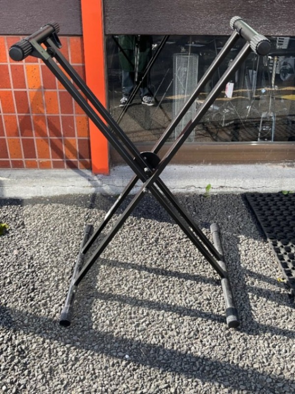 【美品】オンステージ キーボードスタンド ベンチ 2点セット まとめ売り 黒 On-Stage - Double-X Keyboard Stand - On-Stage
