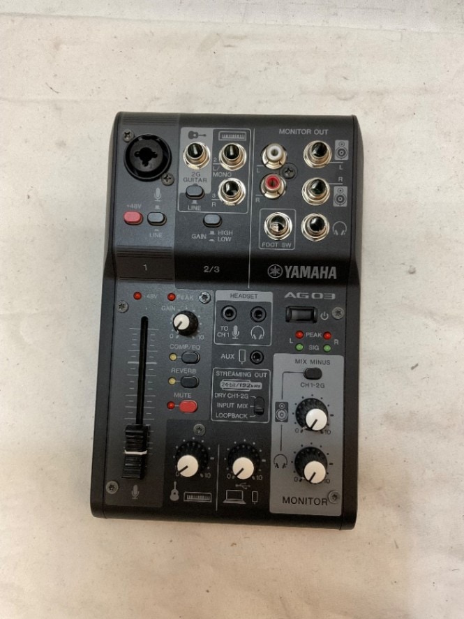 美品 YAMAHA AG03 Mk2 u52974 中古 ヤマハ AG-03 mk2 | 中古楽器,PA. 音響機器,ミキサー
