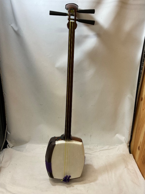 中古の三味線 u53165 中古 津軽三味線 太棹 皮難あり | 中古楽器,和楽器,三味線