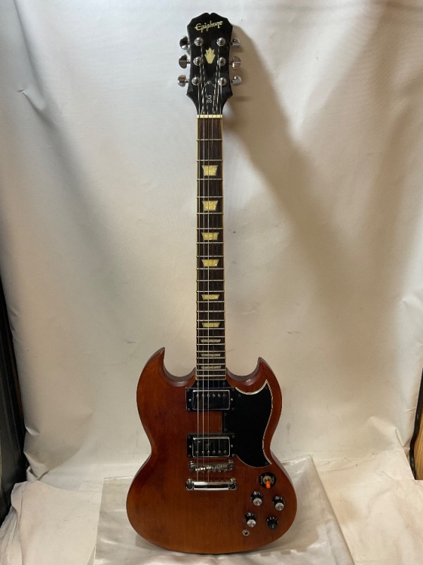 Epiphone SG エピフォン　中古　出音OK 出音OK】Epiphone by Gibson SG ワインレッド ◇出音OK