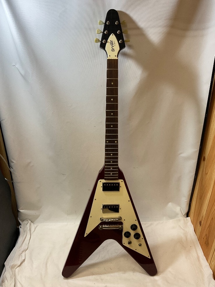 u53419 中古 Orville by Gibson Flying V ネック折修理あり ジャンク品