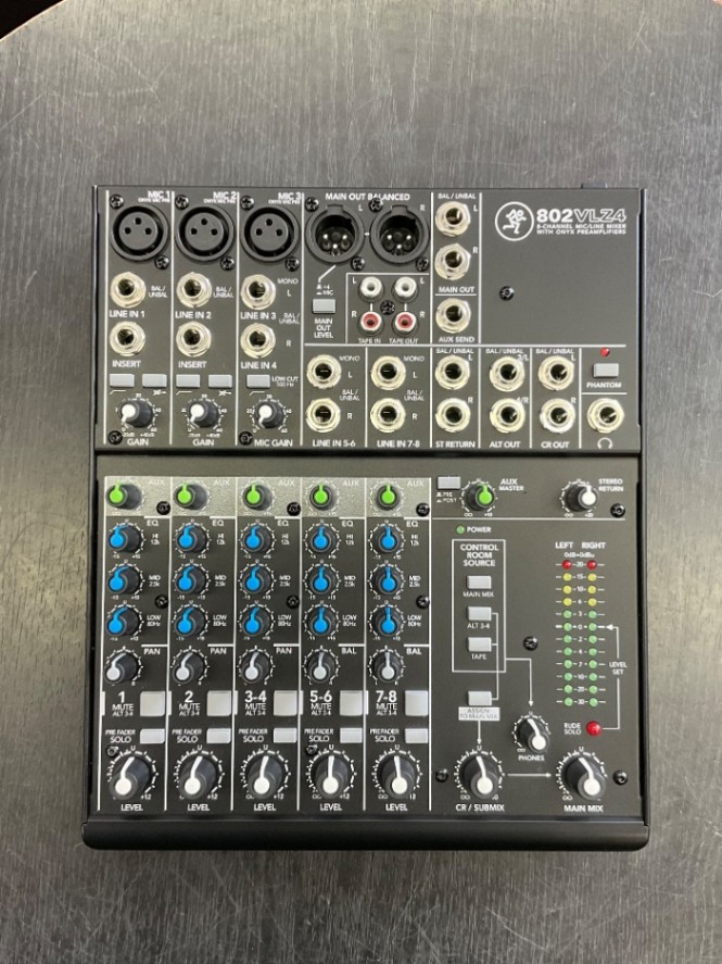 25％OFF】 MACKIE 802VLZ4 アナログミキサー 中古（動作OK） Yahoo