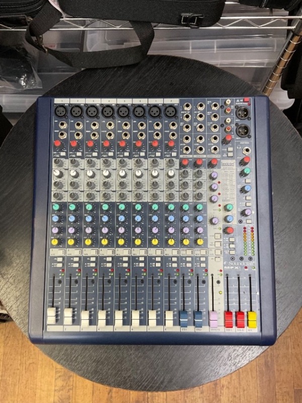 美品】Soundcraft MFXi 汚い 12/2 アナログミキサー