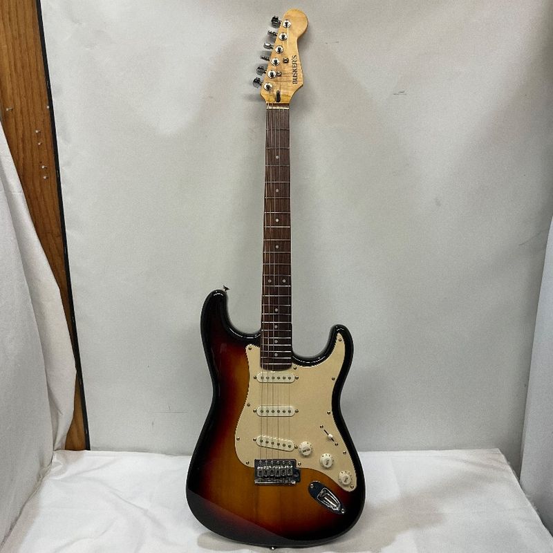 さらに値下げ！美品☆バスカーズ　BUSKER’S ストラトタイプ BUSKER'S BST-Standard ストラトキャスタータイプ ローステッド