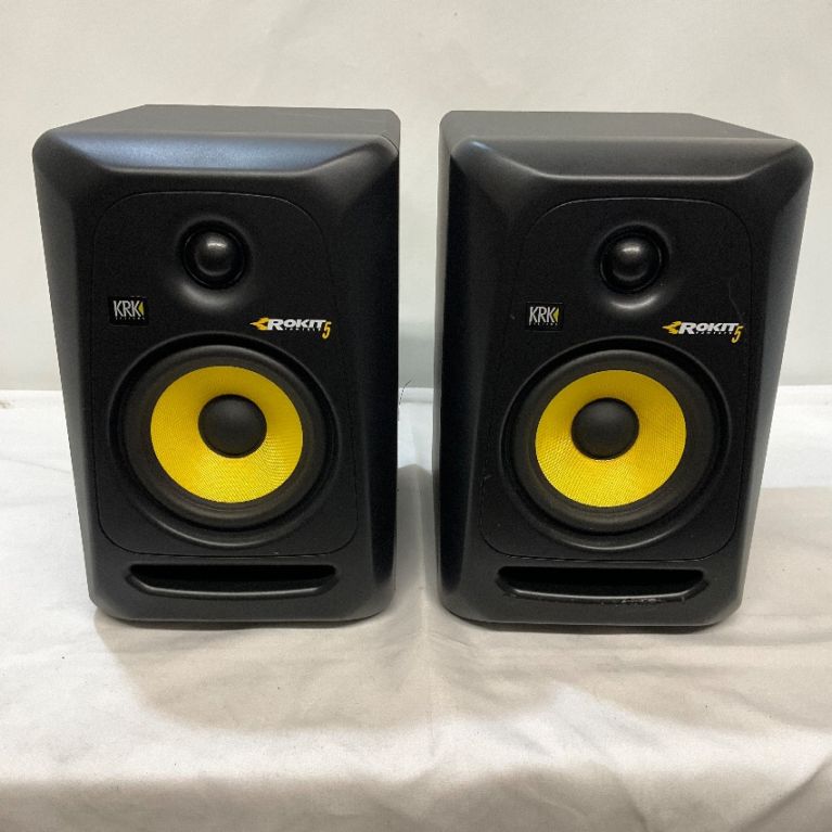 中古 KRK ROKIT5 モニタースピーカー ペア 音響機材 オーディオ