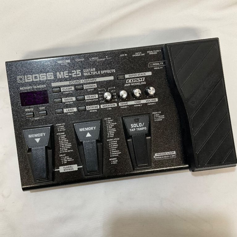 BOSS ME-25 マルチエフェクター BOSS ME-25 マルチエフェクター前編】ゴゴギ連載動画VOL.7（by