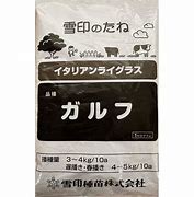 ★※代金引換不可※ イタリアンライグラス種 【 ガルフ 】 22.5kg（原袋入り）（牧草種子 コモン種 大規模播種 農場向け 雪印）