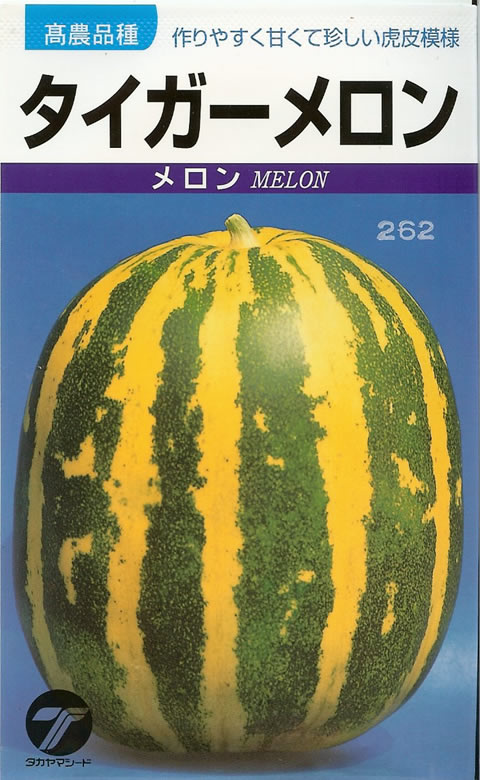 ※発芽率保証期限10月末まで<br>メロン種　タイガーメロン（小袋）～高農品種～タカヤマ